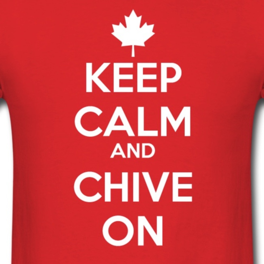 3/$25 Keep Calm & Chive On Tee